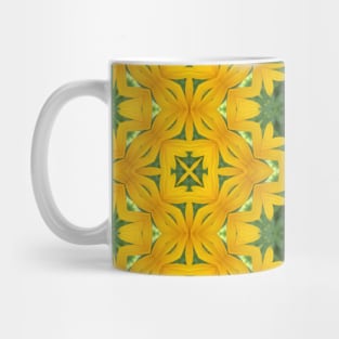 Yellow Petal Pattern 2 Mug